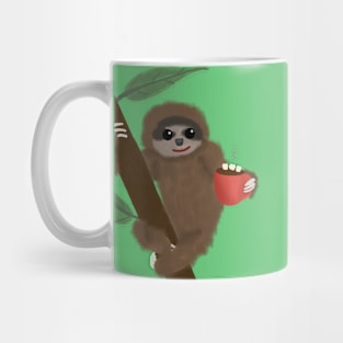 Fluffy Sloth Chocolate Mug